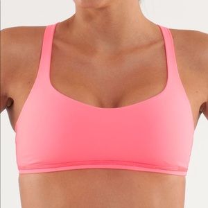 Lululemon Free To Be Wild SportsBra Grapefruit